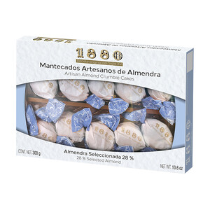 Imagen de 1880 Mantecados artesanos de almendra 300 g.