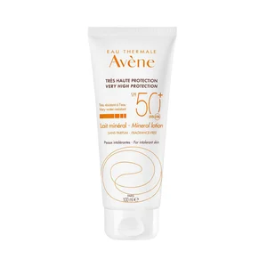 THERMALE AVÉNE Leche mineral protectora con FPS 50+ (muy lato), para pieles sensibles 100 ml.