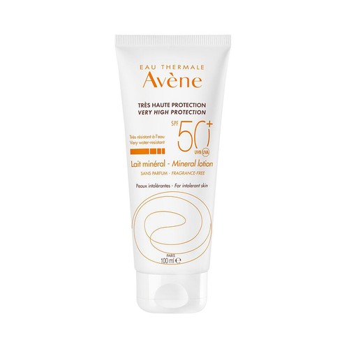 THERMALE AVÉNE Leche mineral protectora con FPS 50+ (muy lato), para pieles sensibles 100 ml.