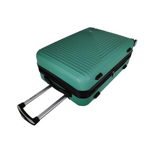 Maleta grande  color azul con 8 ruedas, tamaño 75cm, AIRPORT ALCAMPO.
