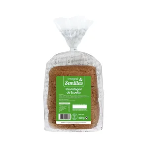 BIOGRAN Pan de molde integral con espelta 400 g.