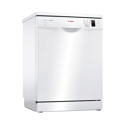 Lavavajillas BOSCH SMS25AW05E, capacidad: 12 servicios, H: 84,5cm, A: 60cm, F: 60cm.