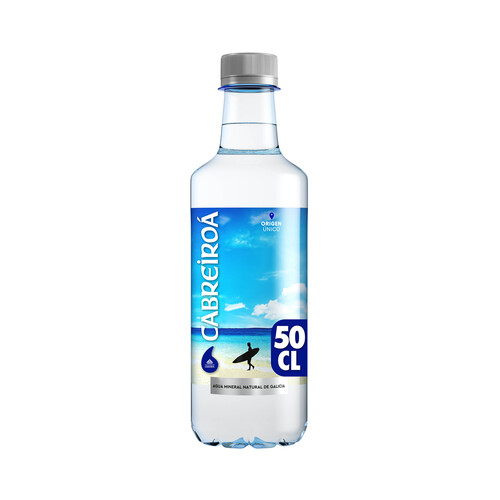 CABREIROA Agua mineral botella de 50 cl.
