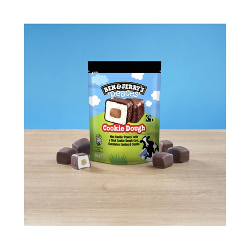 BEN & JERRY"S Mini helados de vainilla con trozos de masa de galleta y chocolate 10 uds.