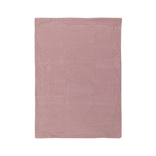 Manta burbuja color rosa de 80x110cm, INTERBABY.