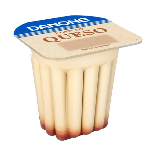DANONE Flan de queso elaborado sin gluten DANONE 4 x 100 g.