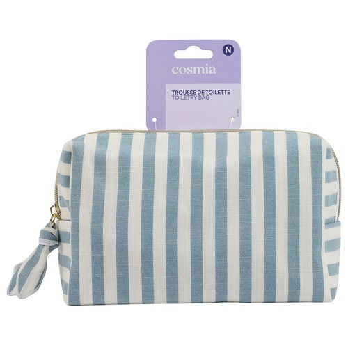 COSMIA Bayadere Neceser (22 x 10 x 12.5 cm) con cierre de cremallera.