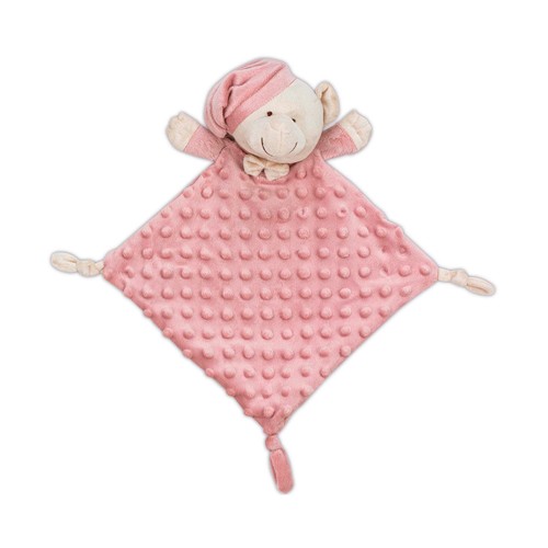 Set de manta burbuja + doudou, color rosa, INTERBABY.