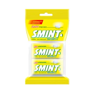 SMINT Caramelo comprimido con sabor a limón sin azúcar 2 x 35 g.