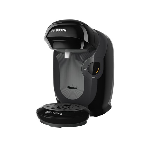 Cafetera de cápsulas TASSIMO Style Bosch TAS1102 negra, multibebida, automática, depósito de 0,7l.