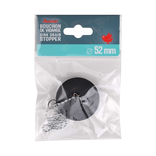 Tapón de desagüe 52mm, AUCHAN