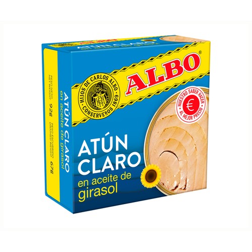 ALBO Atún claro en aceite de girasol 67 g.
