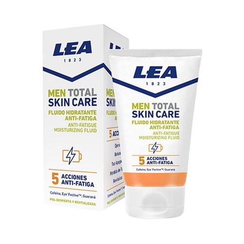 LEA Fluido facial hidratante y anti-fatiga LEA Men total 50 ml.