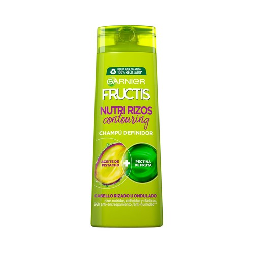 FRUCTIS Nutri rizos de Garnier Champú definidor (contouring) para cabellos rizados u ondulados 360 ml.