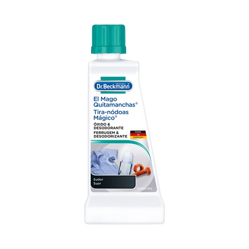 DR. BECKMANN Quitamanchas especial para manchas de óxido, desodorante y sudor 50 ml.