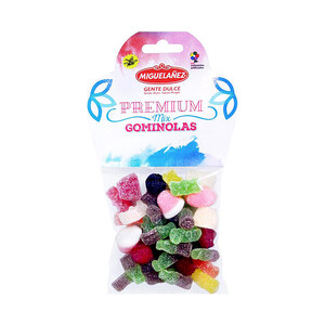 Imagen de MIGUELAÑEZ Gominolas blandas mix sabores bolsa 150 g.