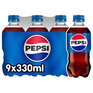 PEPSI Refresco de cola junior pack 9 uds. x 33 cl.