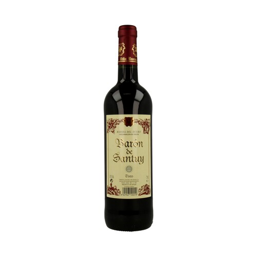 BARON DE SANTUY  Vino tinto con D.O. Ribera del Duero BARÓN DE SANTUY botella de 75 cl.