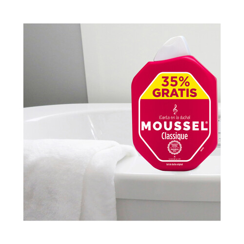 MOUSSEL Gel de baño o ducha con pH neutro MOUSSEL Classique 900 ml.