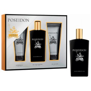 Imagen de POSEIDON Gold ocean Estuche regalo para hombre con colonia, gel y after shave.