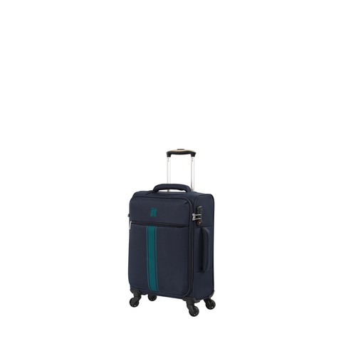 Maleta de cabina de color azul soft 55cm 4 ruedas tsa EVA, IT LUGGAGE.