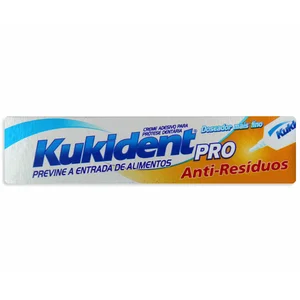 KUKIDENT Crema adhesiva para prótesis dental, efecto sellado KUKIDENT Pro ANTI-RESIDUOS 40 g.