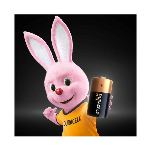 Pack de 2 pilas alcalinas C, LR14, 1,5V, DURACELL Plus.