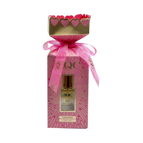 AQC FRAGANCES Cracker Estuche con eau de toilette (agua de colonia) para mujer 3 x 15 ml.