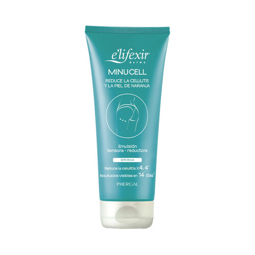 Gel anticelulítico reductor en emulsión, con efecto tensor E'LIFEXIR Minucell 200 ml.