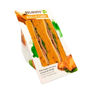 ÑAMING Sándwich de pollo con salsa César 200 g.