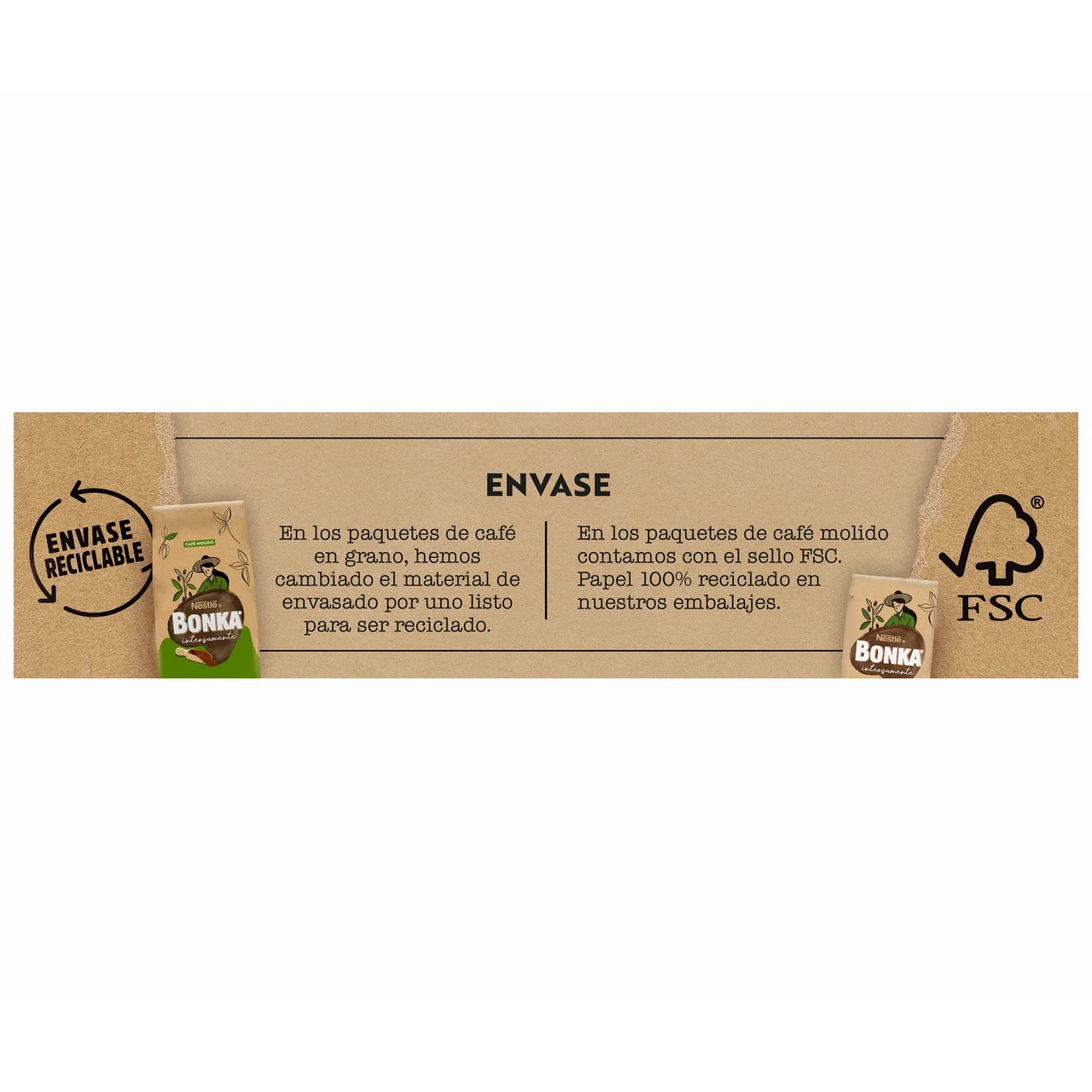 Café molido descafeinado del trópico 400 g.