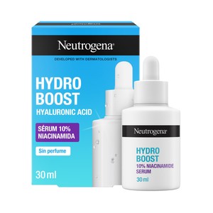 Sérum facial con niacinamida y ácido hialurónico Hydro Boost Neutrogena 30 ml.