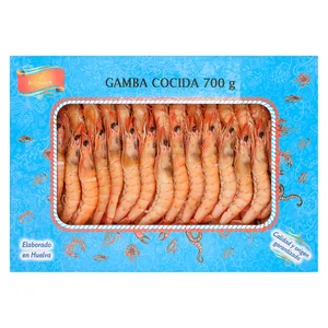 BRISAMAR Gamba cocida 70 / 84 ultracongelado 700 g.
