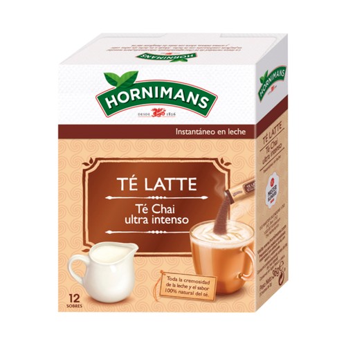 Té de tipo chai con leche en sobres HORMINANS 14 uds.