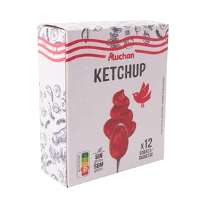 PRODUCTO ALCAMPO Ketchup en monodosis pack 12 uds x 12 g.