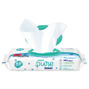 Toallitas húmedas para bebé elaboradas con algodón orgánico DODOT Aqua pure  9 x 48 uds. - Alcampo ¡Haz tu Compra Online y Recoge Más de 50.000  Productos a Precios Alcampo A Partir de 2h!
