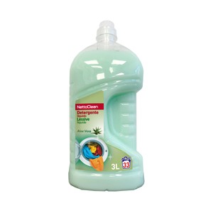 Detergente líquido para mano y máquina, con aloe vera 33 dosis, 3 l.