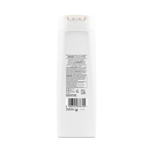 Pantene Pro-v Purificante Champú con antioxidantes para cabellos grasos o apagados 250 ml.