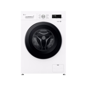 Lavadora LG F4A1009NWK 9KG, color blanco, clasificación energética: A, 1400RPM, H: 85cm, A: 60cm, F: 49cm.