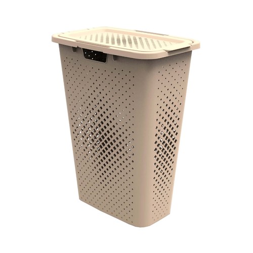Cesto de la ropa ACTUEL con tapa, 40 litros, pixel.