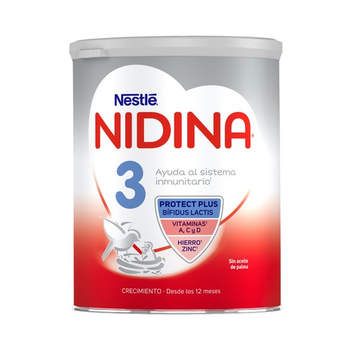 NIDINA Leche (3) de crecimiento, desde los 12 meses NIDINA 3 800 g.