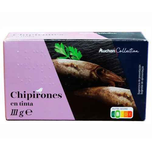 Chipirones en su tinta ALCAMPO GORMET 72 g.