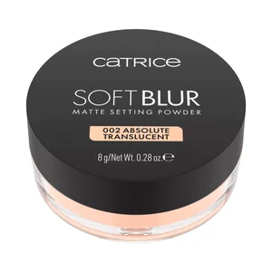 CATRICE Matte soft blur tono 002 Absolute translucent, translúcido Polvo fijador efecto difuminado suave.