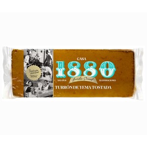Imagen de 1880 Turrón de yema tostada sin gluten 400 g.