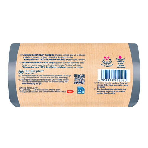 HANDY BAG Bolsa de basura fijación elástica 12B 30L