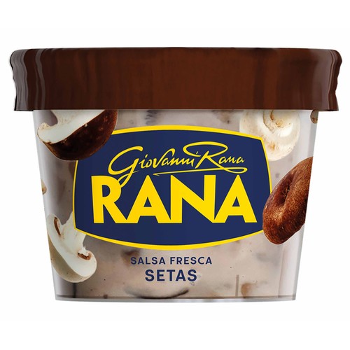 RANA Salsa fresca de setas y boletus elaborada con ingredientes 100% naturales RANA 180 g.