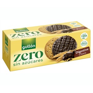 Zero Galleta de trigo bañada con chocolate negro sin azúcares 270 g.