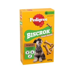Snack de perro biscrok gravy bones 400g
