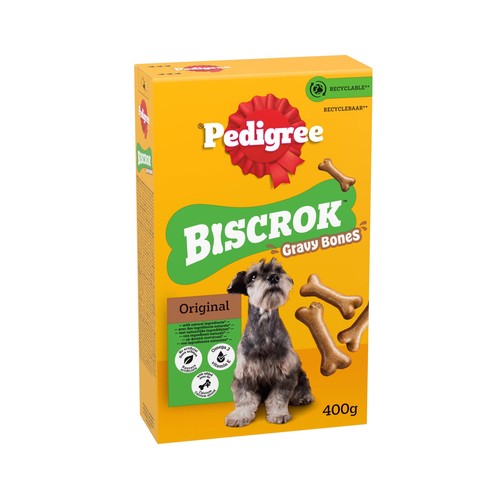 PEDIGREE Snack de perro biscrok gravy bones 400g