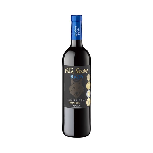 PATA NEGRA Vino tinto crianza con D.O. Ca Rioja botella 75 cl.